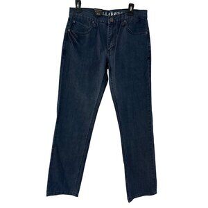 Billabong Mens Narrow Straight Leg Jeans Size 30 Dark Wash Denim
